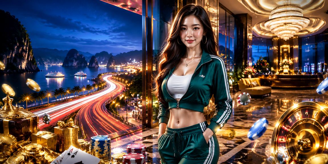 Vịnh Hạ Long về đêm với ánh đèn neon casino 5410