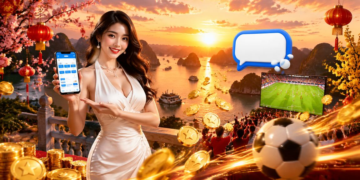 Người dùng Việt Nam trải nghiệm dịch vụ 5410 trên thiết bị di động tại vịnh Hạ Long